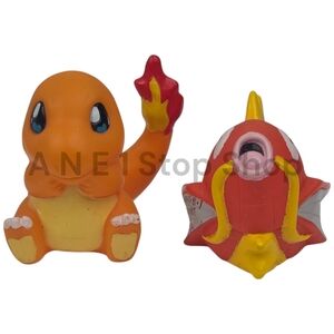 Pokemon Kids Finger Puppets Charmander & Magikarp 1.5" - Bandai 1997/1999